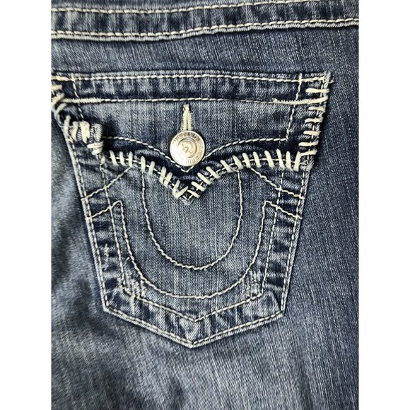 True Relgion World Tour Womens 29x29 Blue Denim Jeans Skinny - Picture 5 of 8